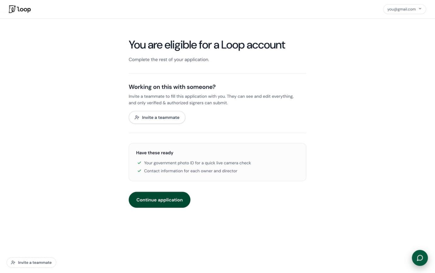 You're eligible